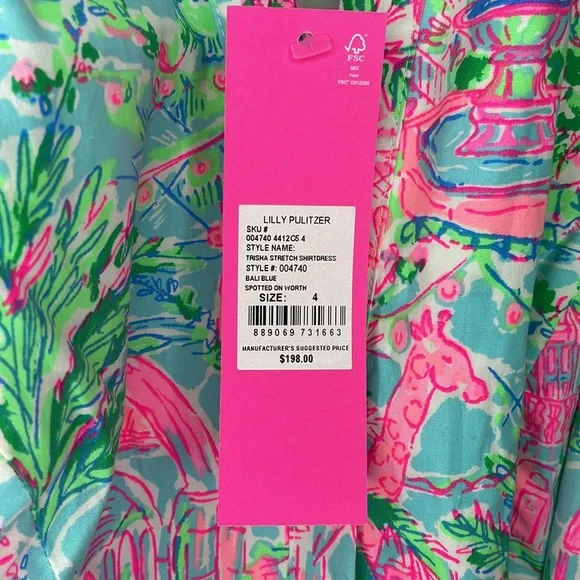 Lilly Pulitzer Size 4 NWT Dress - Picture 2 of 3